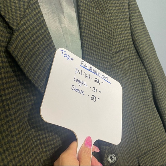 Gianfranco Ruffini Sports Jacket Blazer Mens 41 R Black Green Cashmere Blend - Picture 10 of 10